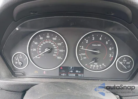 2015 BMW 328I xDrive из США, поврежденный, VIN WBA3B5G58FNS16547